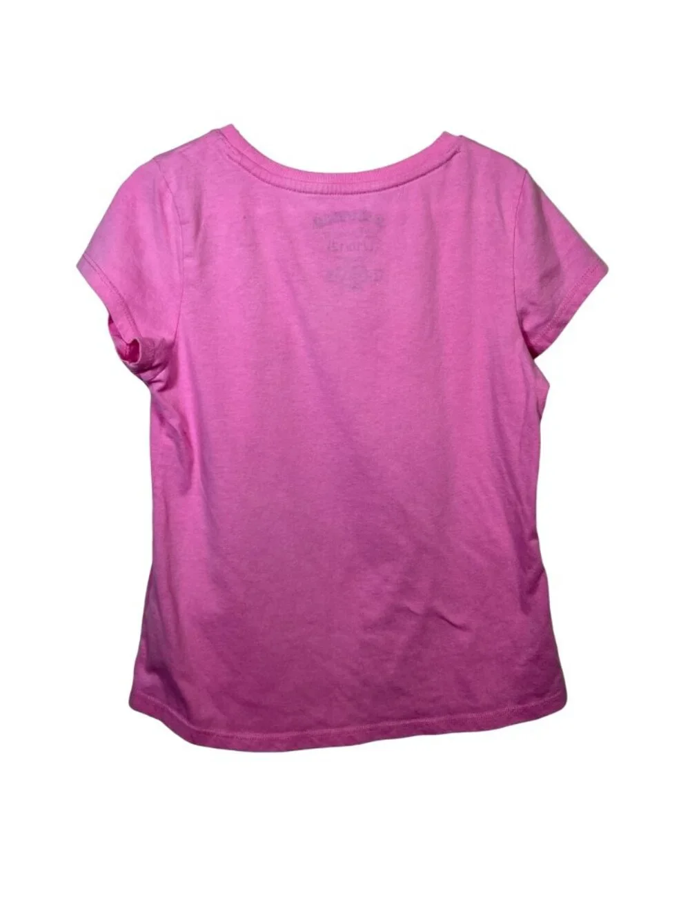 Looney Tunes Girls Pink Bugs Bunny Daffy Taz Graphic T-Shirt Kids Size L
